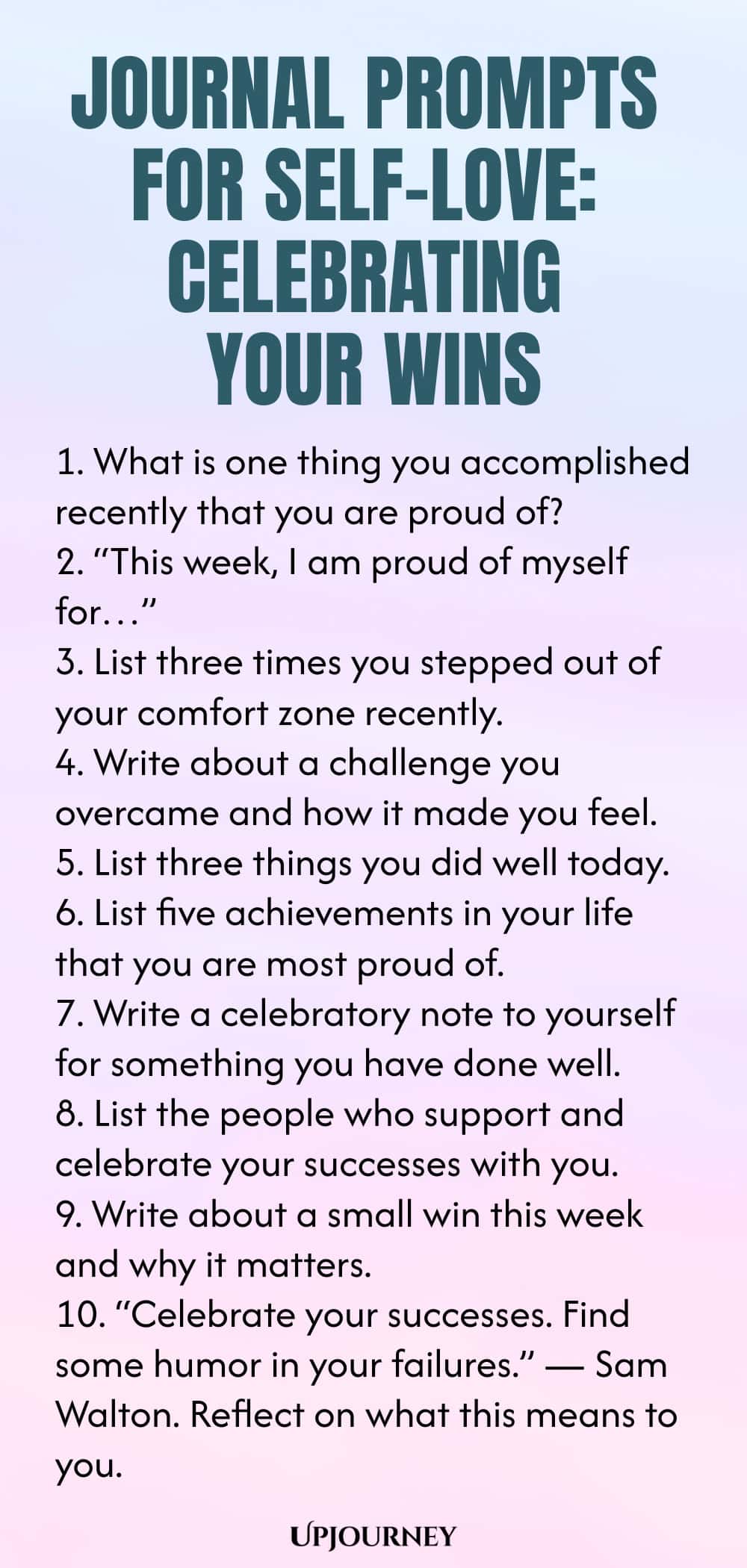Journal Prompts for Self-Love: Celebrating Your Wins