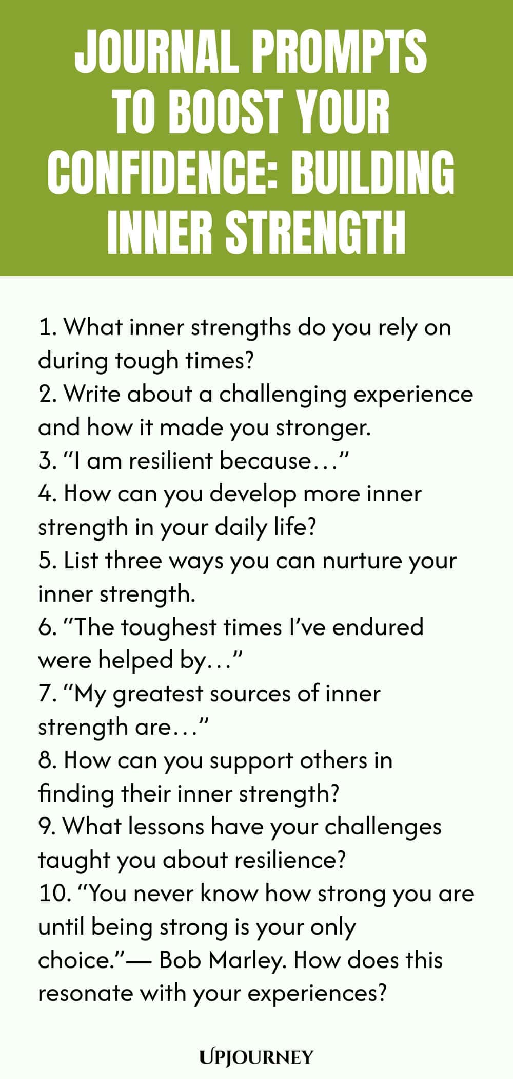 Journal Prompts to Boost Your Confidence: Building Inner Strength