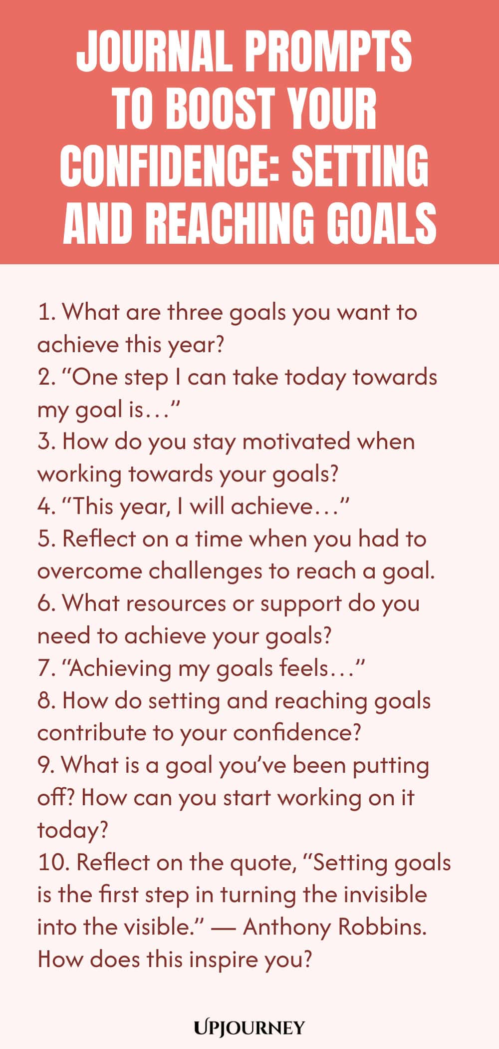 Journal Prompts to Boost Your Confidence: Setting and Reaching Goals