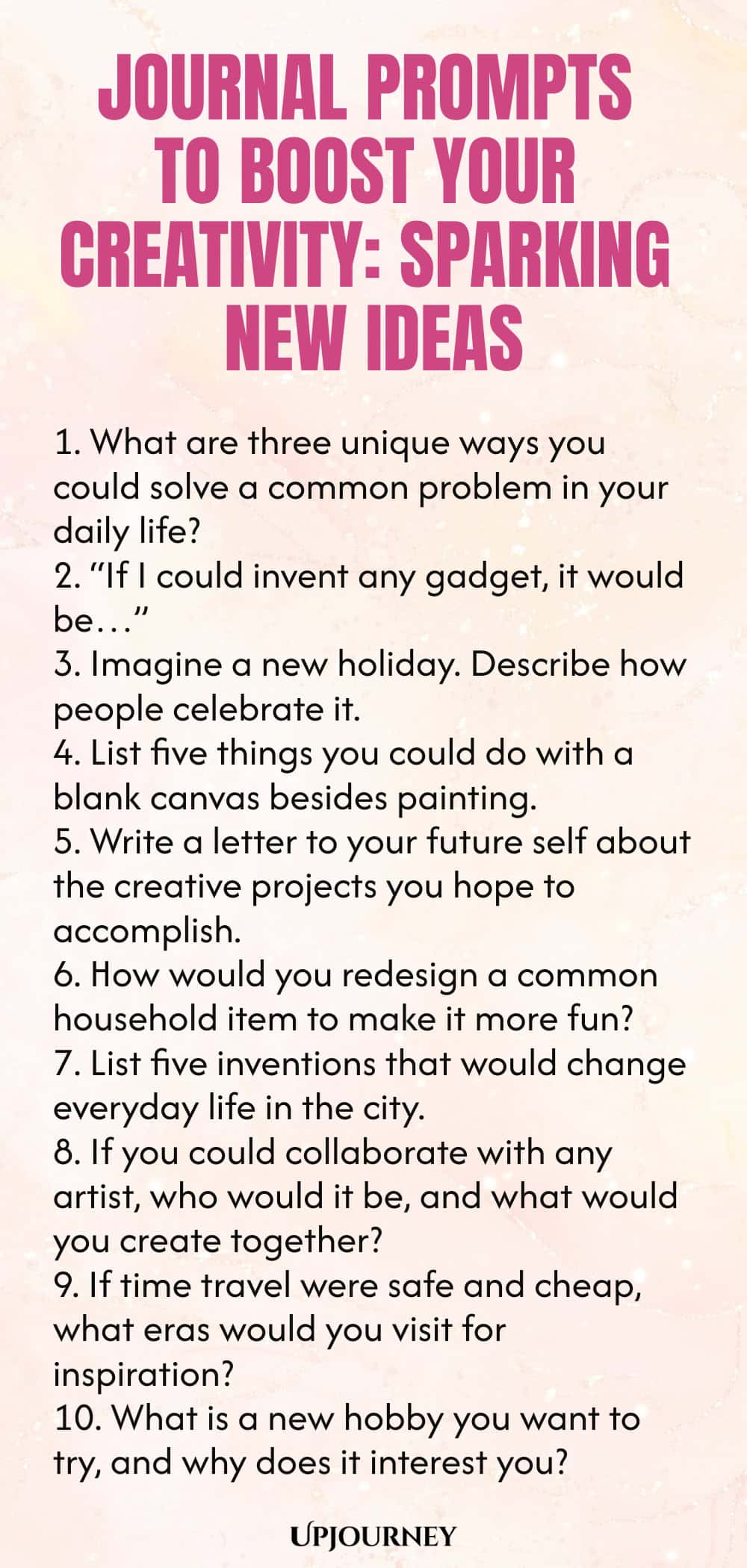 Journal Prompts to Boost Your Creativity: Sparking New Ideas