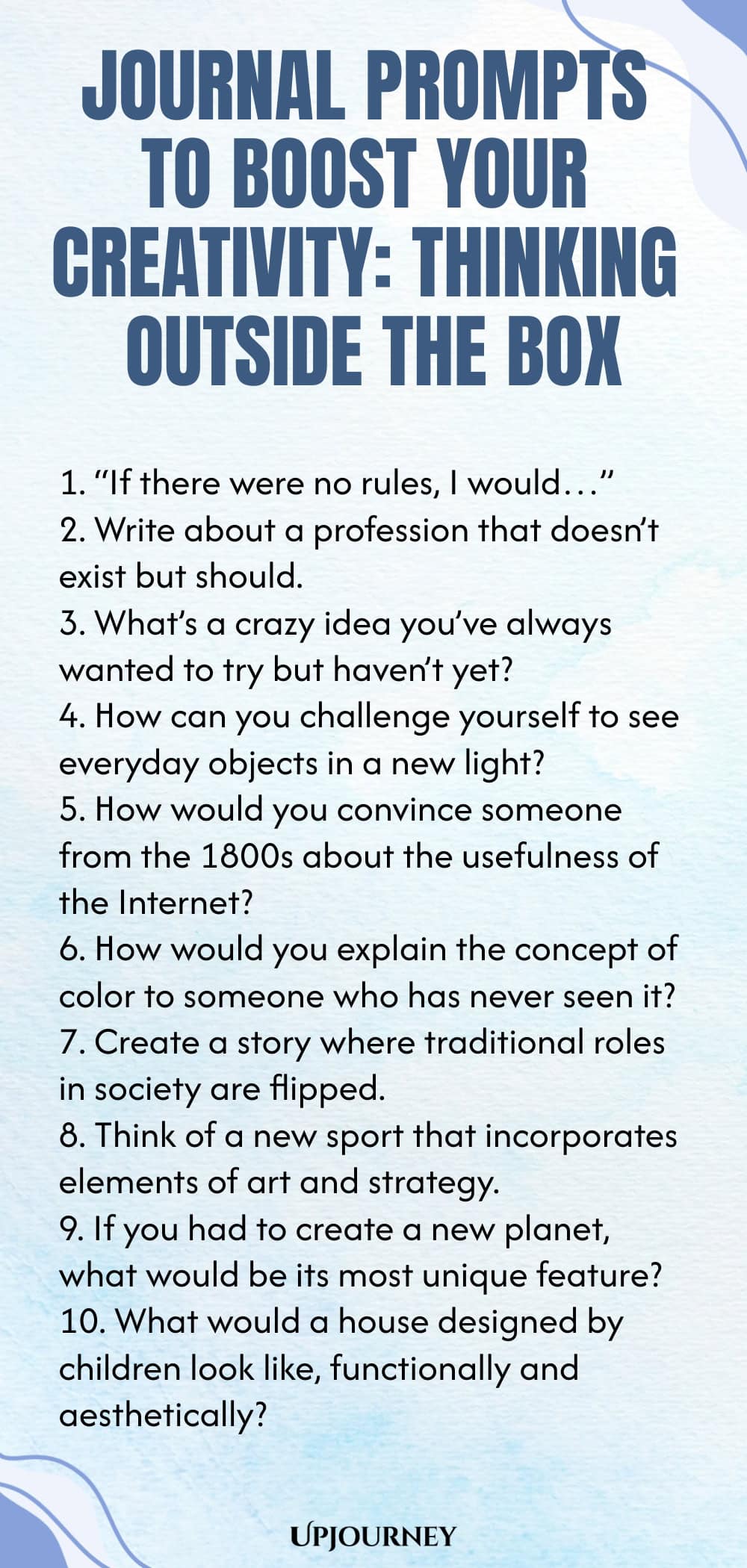 Journal Prompts to Boost Your Creativity: Thinking Outside the Box