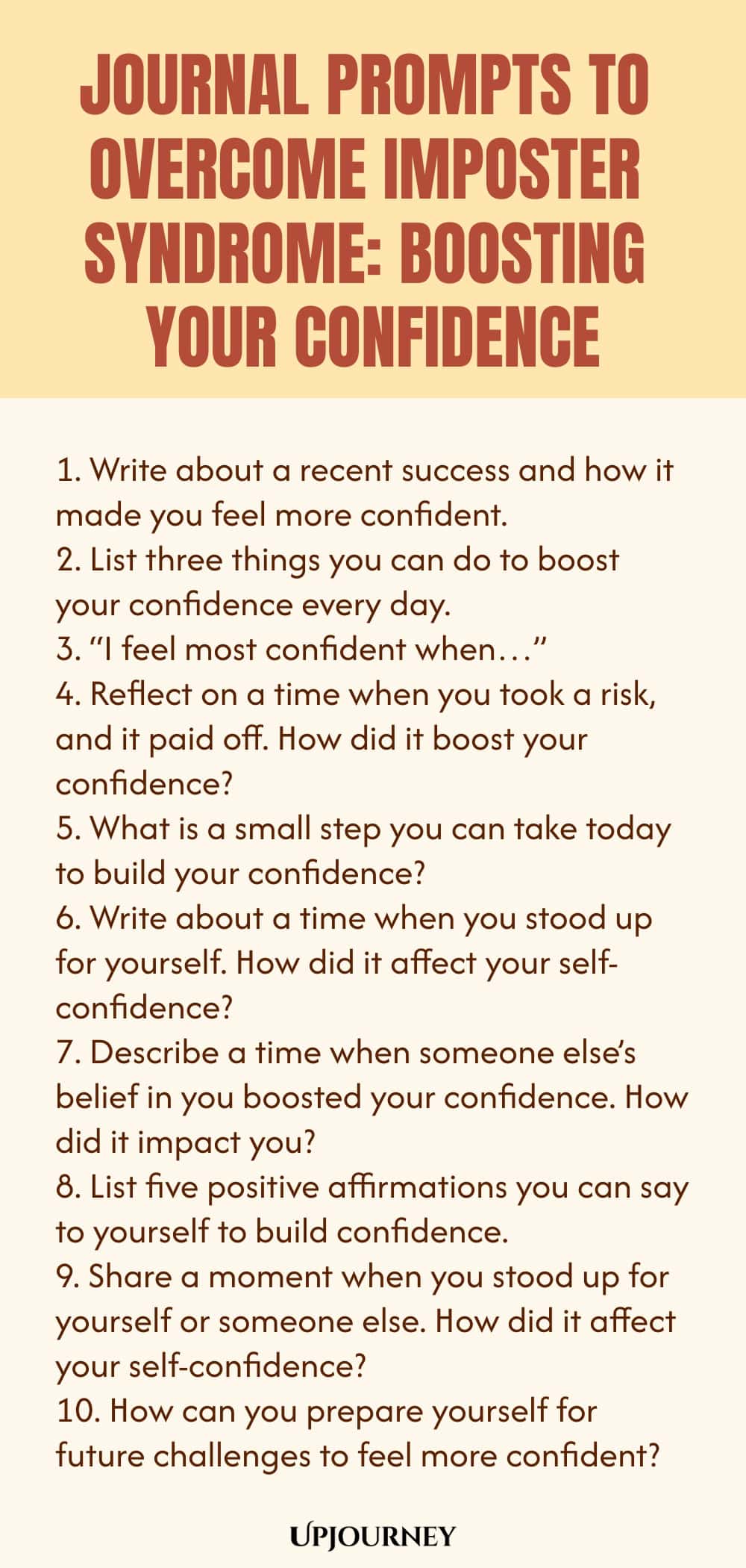 Journal Prompts to Overcome Imposter Syndrome: Boosting Your Confidence
