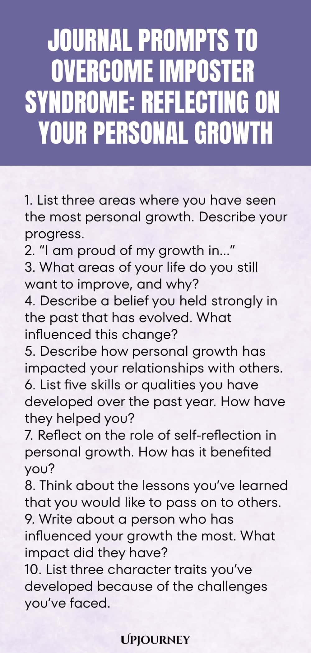 Journal Prompts to Overcome Imposter Syndrome: Reflecting on Your Personal Growth