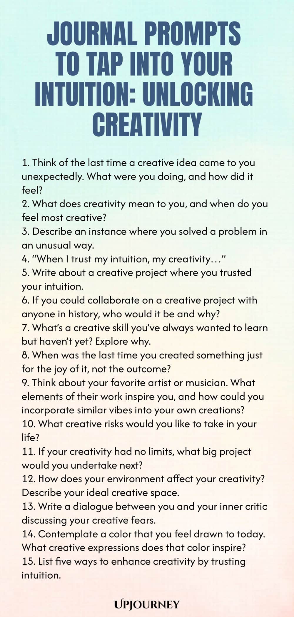 Journal Prompts to Tap Into Your Intuition: Unlocking Creativity
