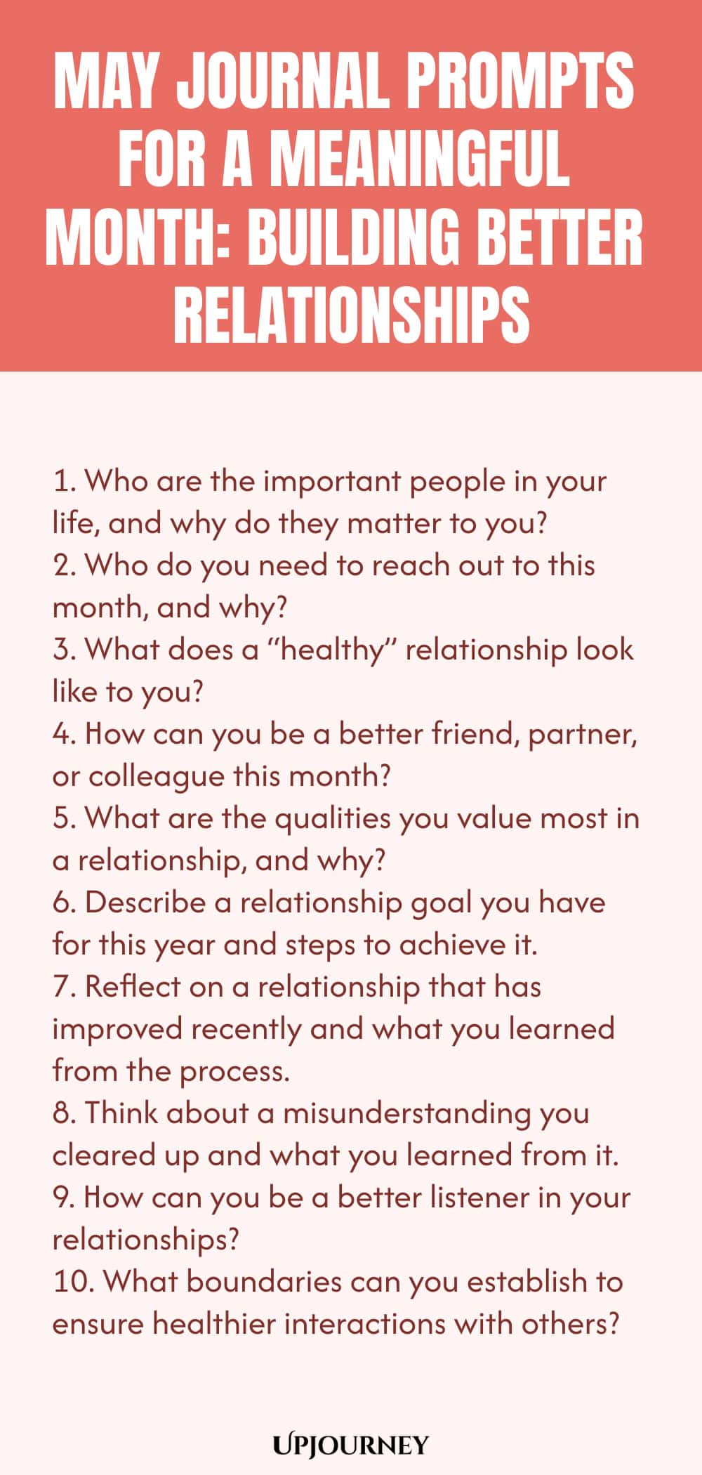May Journal Prompts for a Meaningful Month: Building Better Relationships