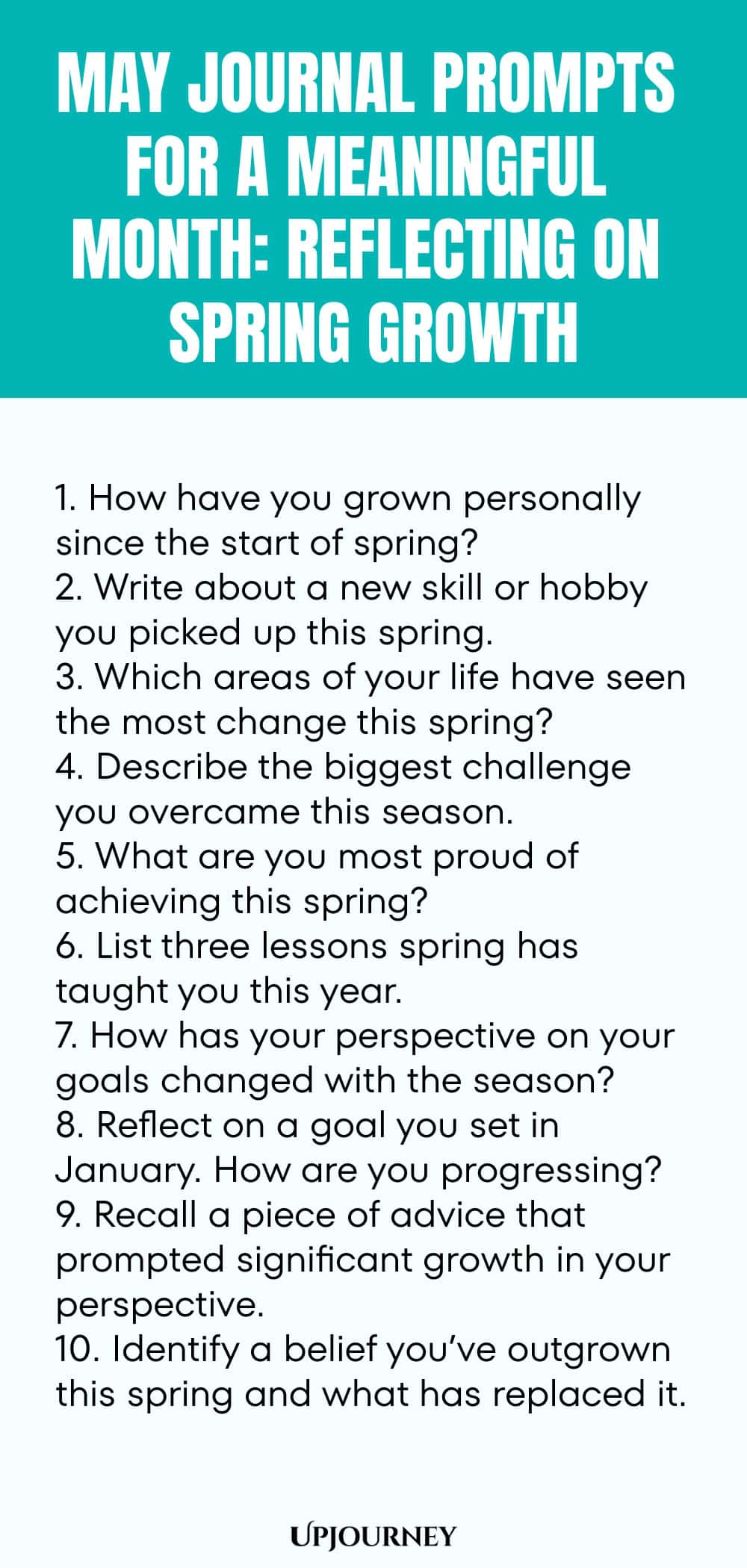 May Journal Prompts for a Meaningful Month: Reflecting on Spring Growth