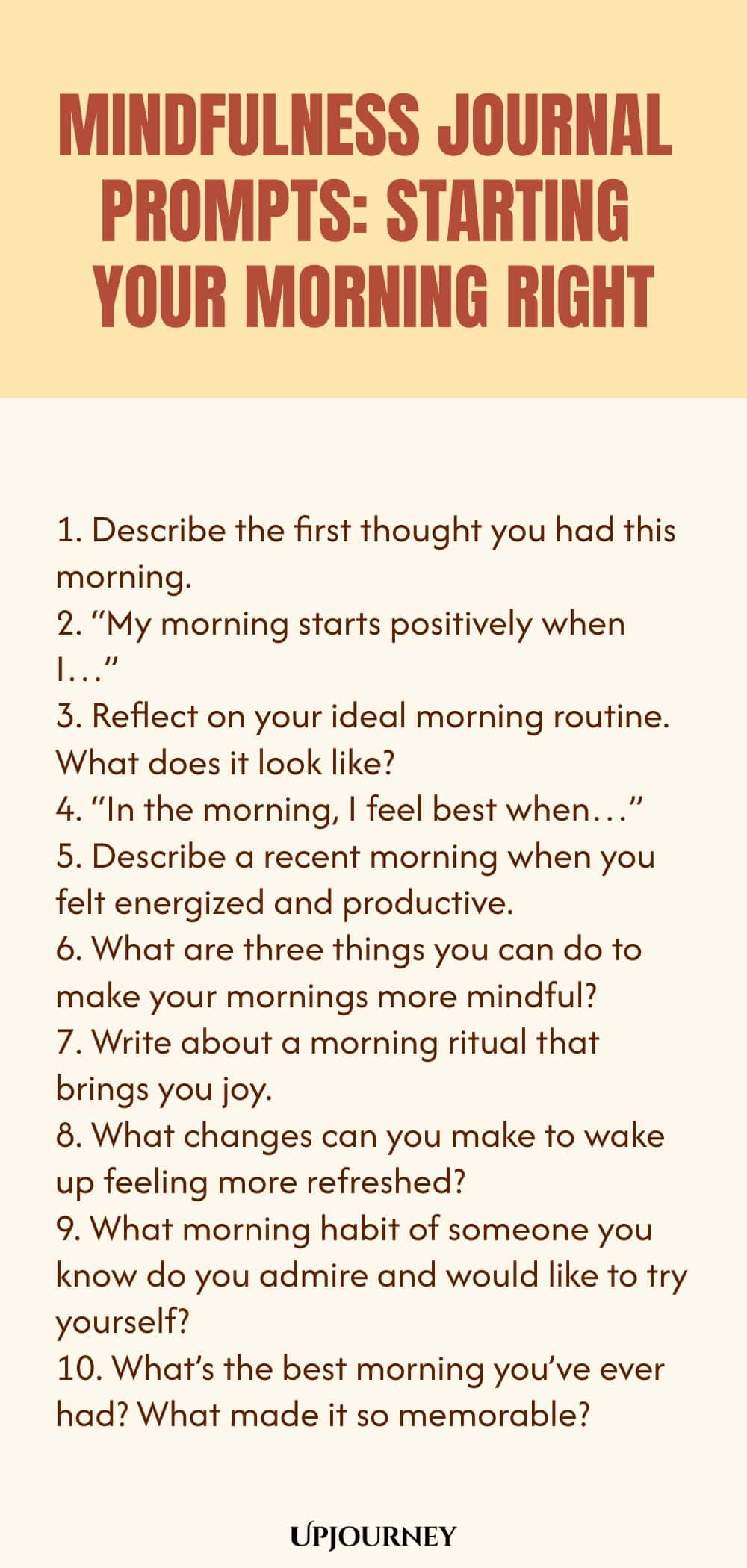 Mindfulness Journal Prompts: Starting Your Morning Right