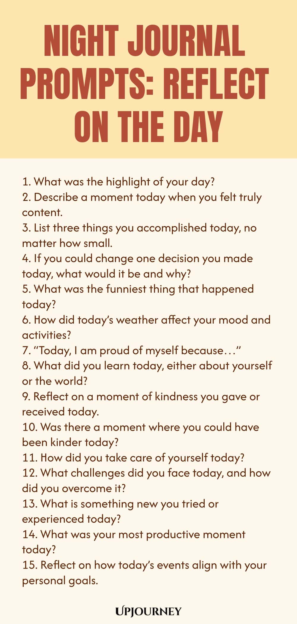 Night Journal Prompts: Reflect on the Day
