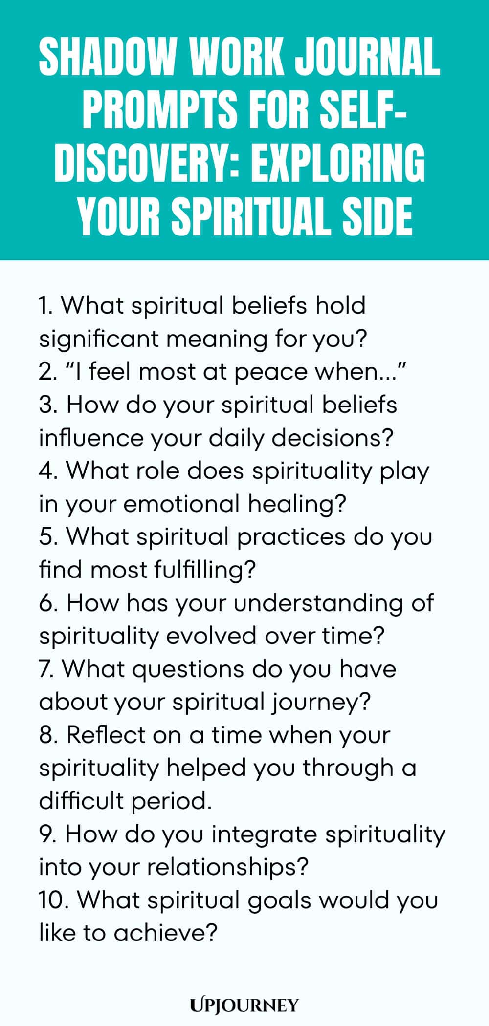 Shadow Work Journal Prompts for Self-Discovery: Exploring Your Spiritual Side