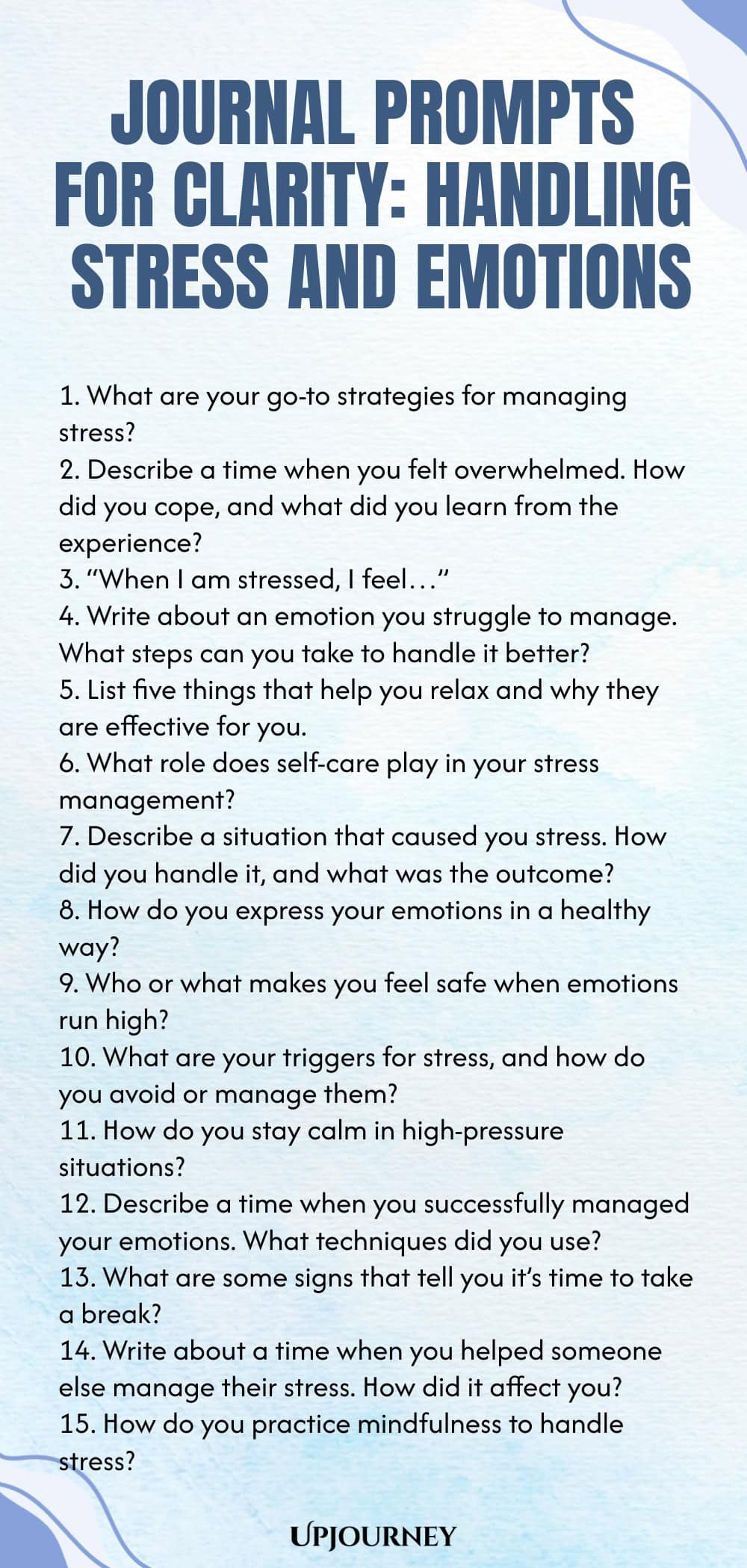 Journal Prompts for Clarity: Handling Stress and Emotions