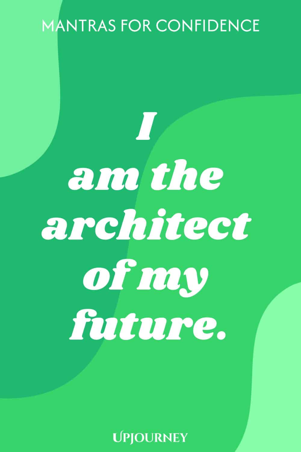 I am the architect of my future.