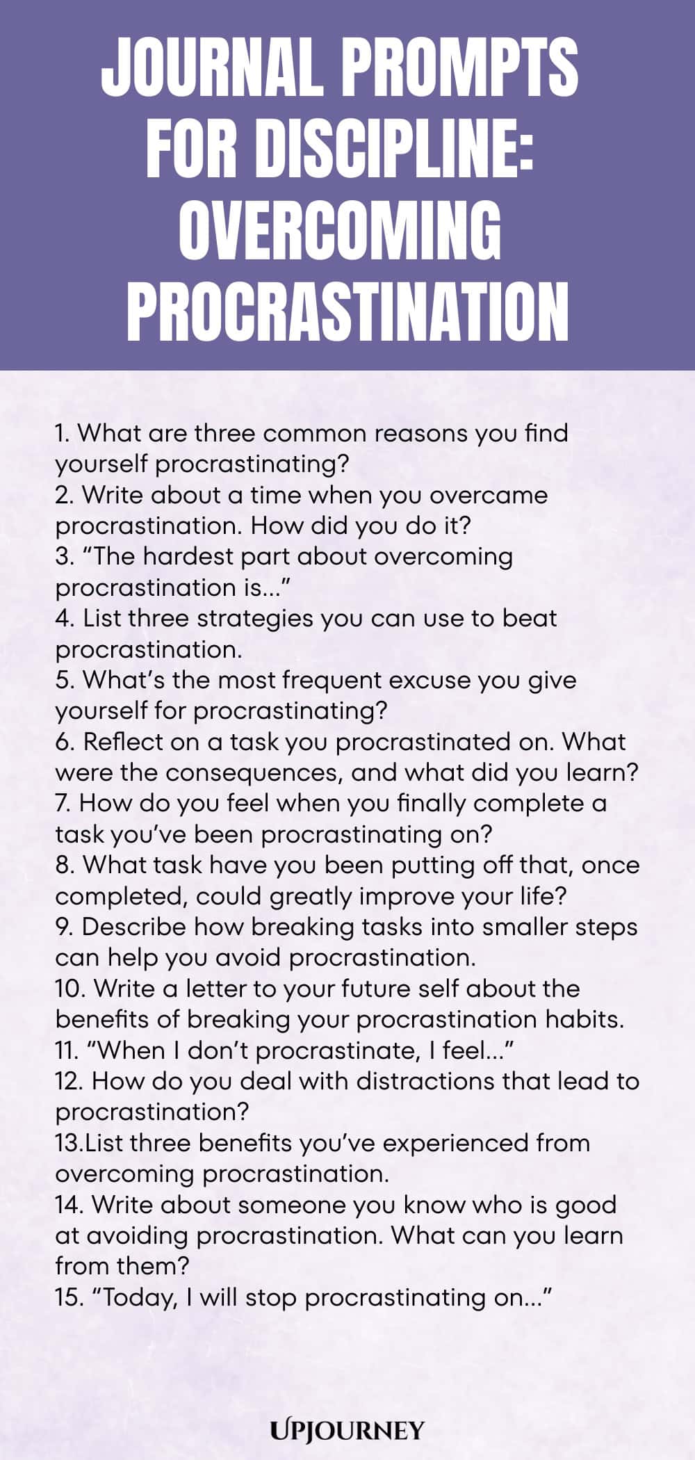 Journal Prompts for Discipline: Overcoming Procrastination
