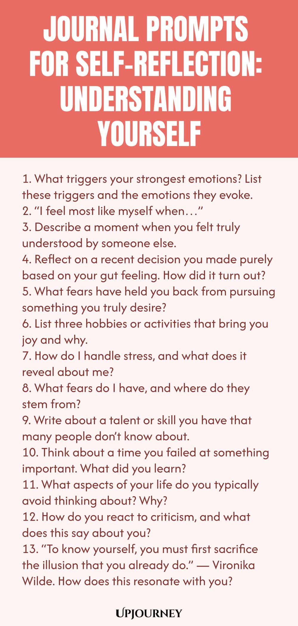 Journal Prompts for Self-Reflection: Understanding Yourself