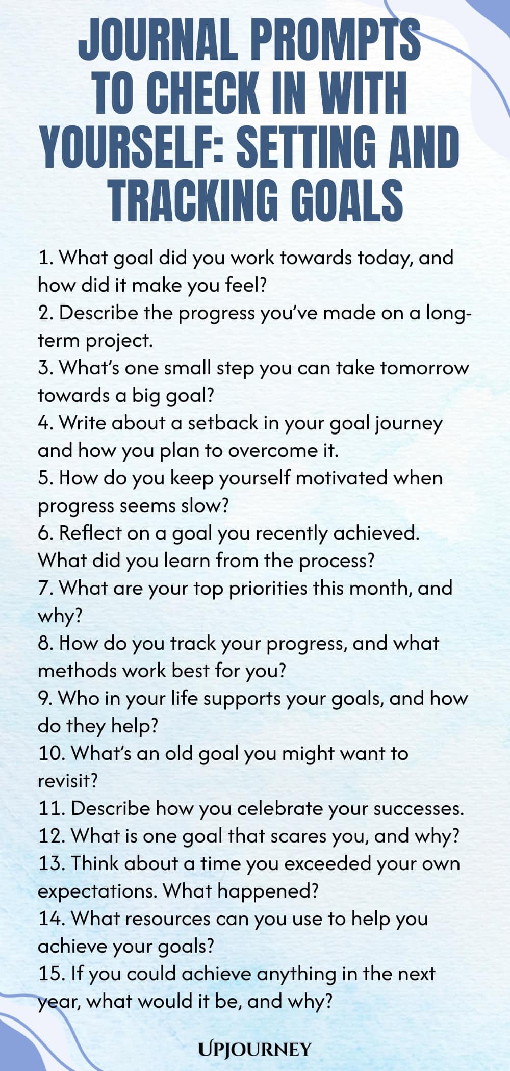 Journal Prompts to Check In With Yourself: Setting and Tracking Goals