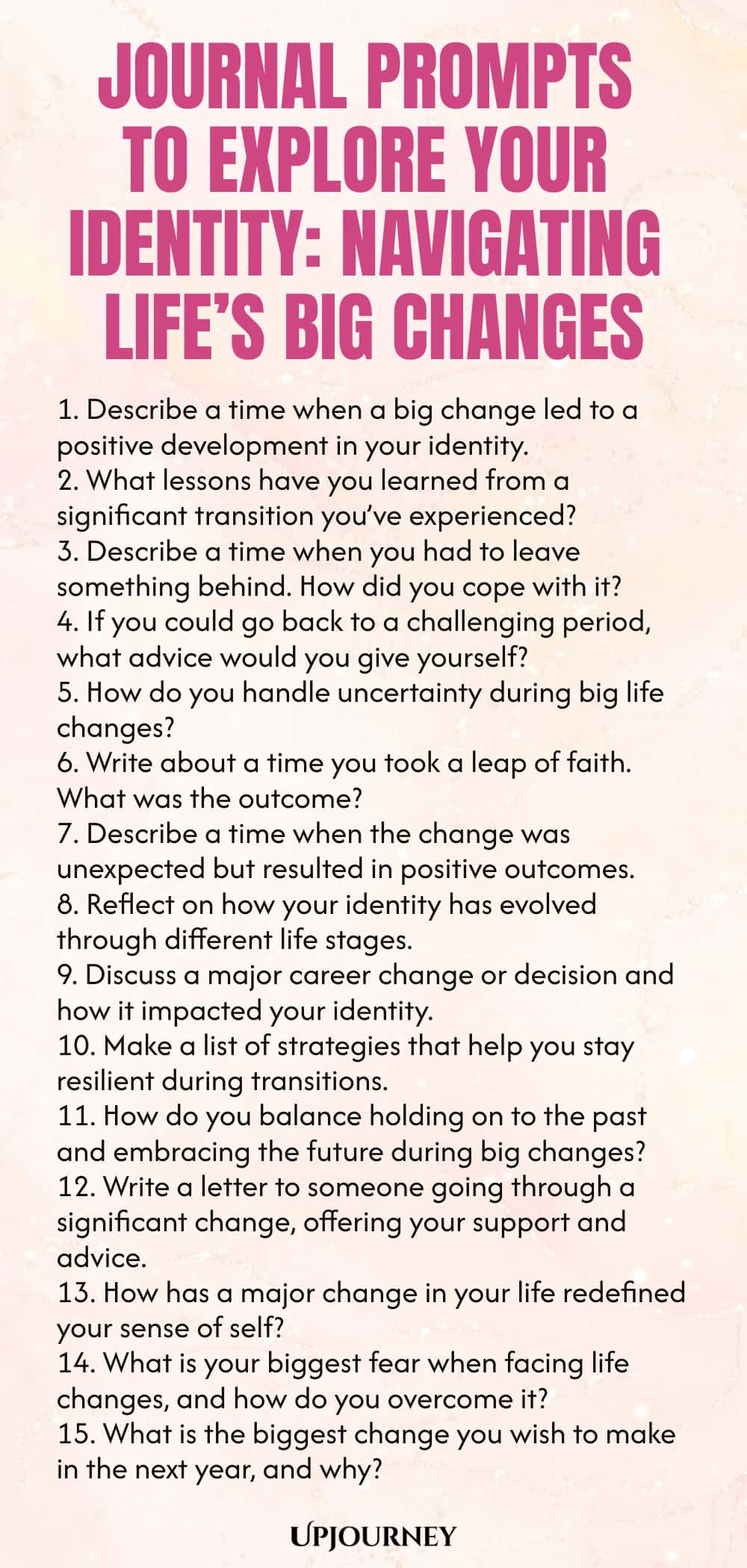 Journal Prompts to Explore Your Identity: Navigating Life’s Big Changes