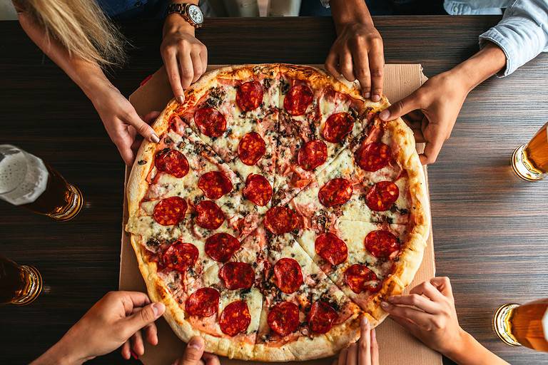 pizza captions for instagram